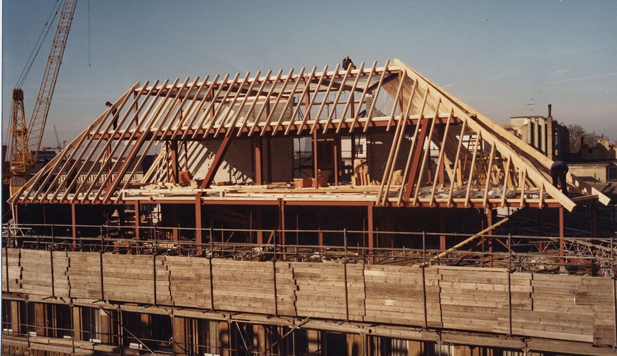 Renovación del edificio  - Reconstrucción de los áticos